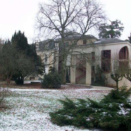 mairie sous la neige