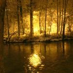 le clain sous la neige décembre 2009