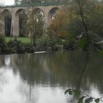  le Clain vue sur le viaduc