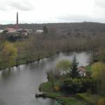Du haut du viaduc vue sur le Clain côté sud